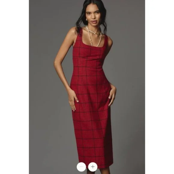 endless rose sleeveless halter button front midi dress Endless Rose